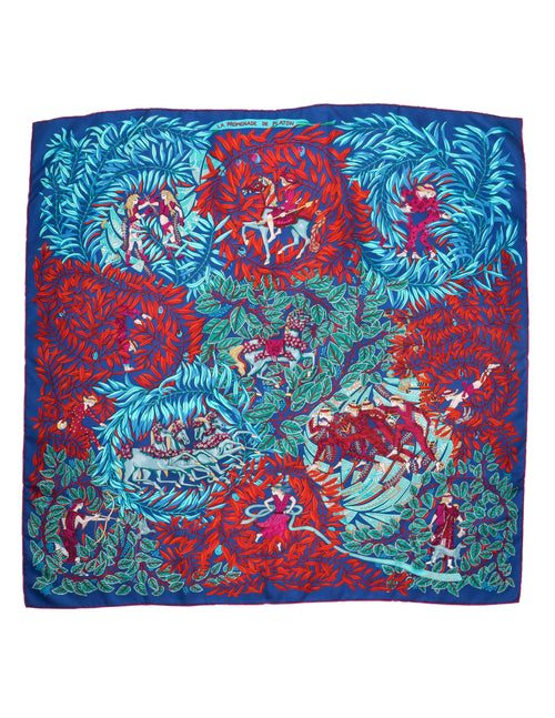 Hermes Vintage La Promenade De Platon by Annie Faivre Greek Garden