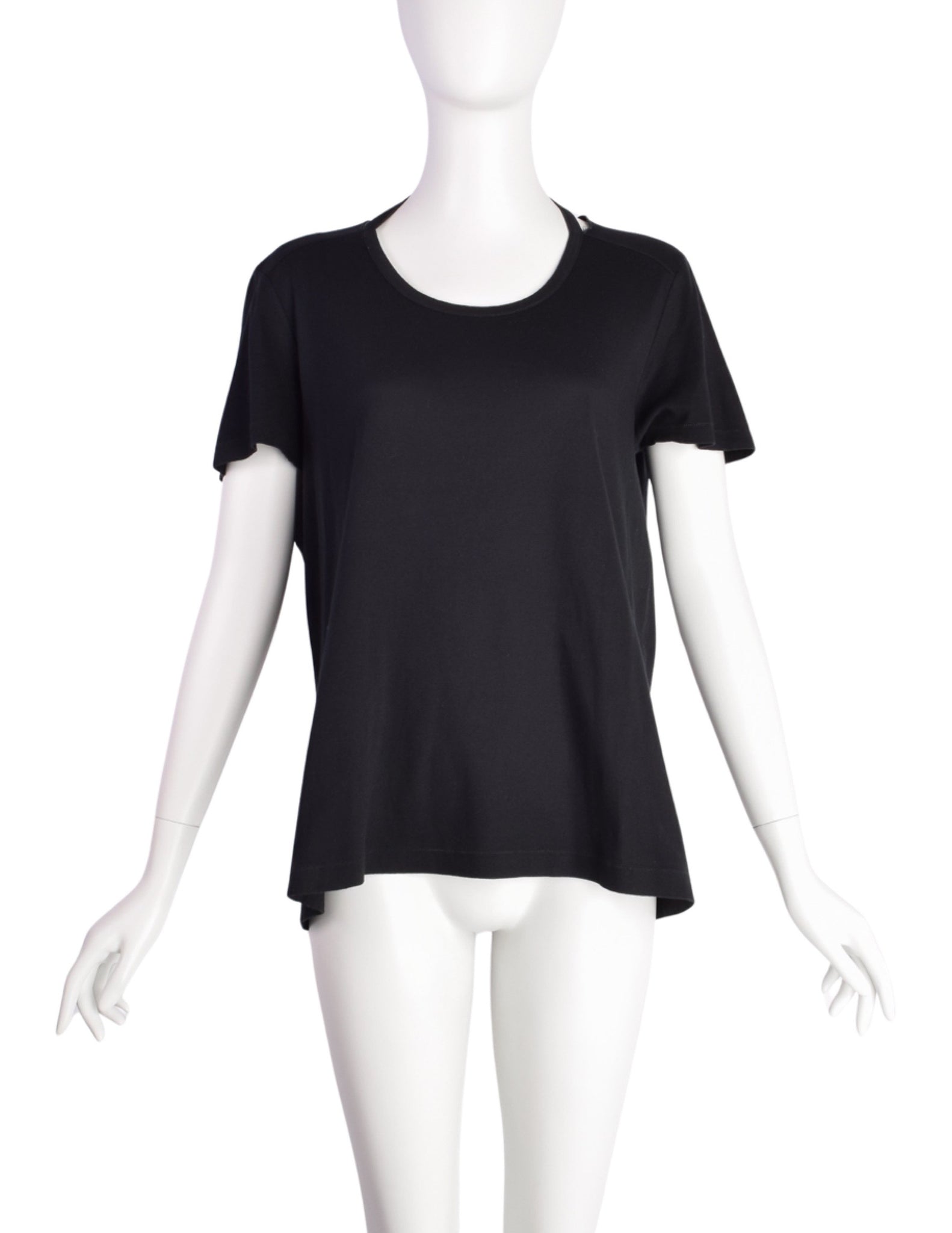 Maison Martin Margiela Vintage SS 2004 Black Distressed T-Shirt
