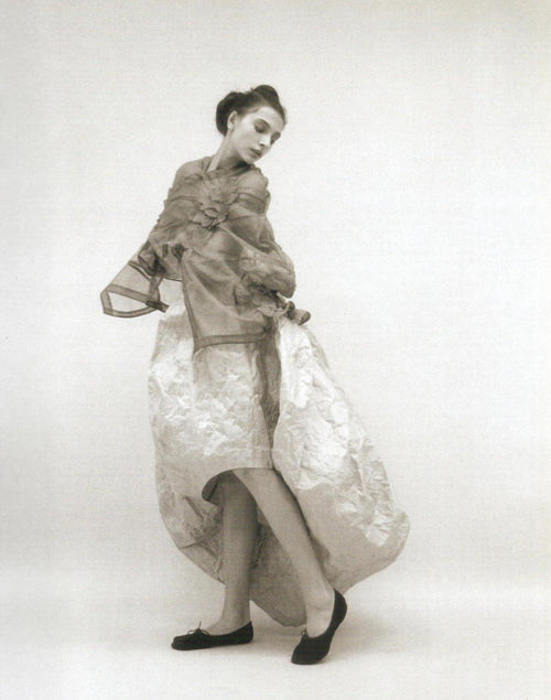 Comme Des Garcons Vintage SS 1997 Iconic Red Sheer Organza Flower