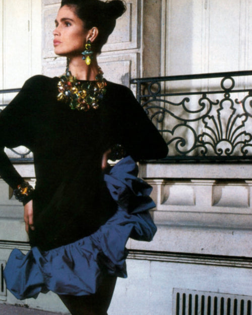 Yves Saint Laurent Vintage SS 1987 Gigantic Multicolor