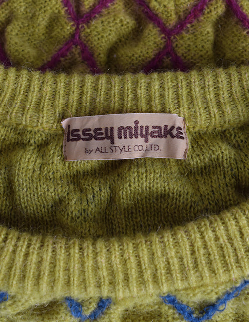 Issey Miyake ニット セーター 1970s all style ISSEYMIYAKE 70s デザインニット ALL STYLE期 古着 ISSEY MIYAKE - 70s
