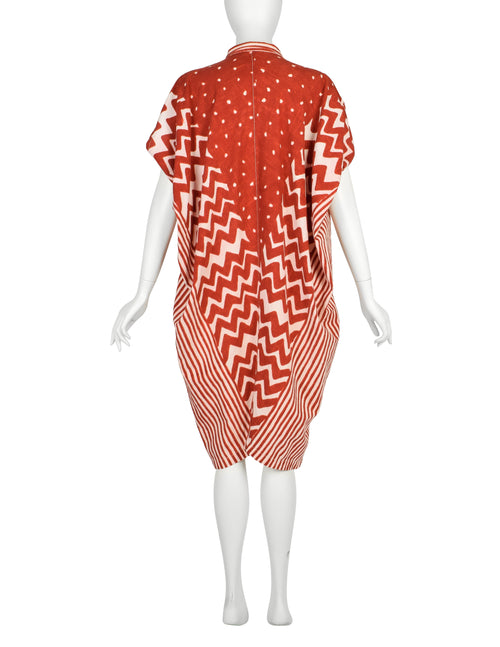 Issey Miyake Vintage SS 1985 Phenomenal Red and White