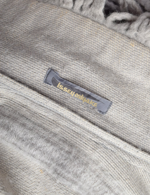 Issey Miyake Vintage AW1985 Phenomenal Grey Shaggy Fringe Issey Miyake Vintage AW1985 Phenomenal Grey Shaggy Fringe