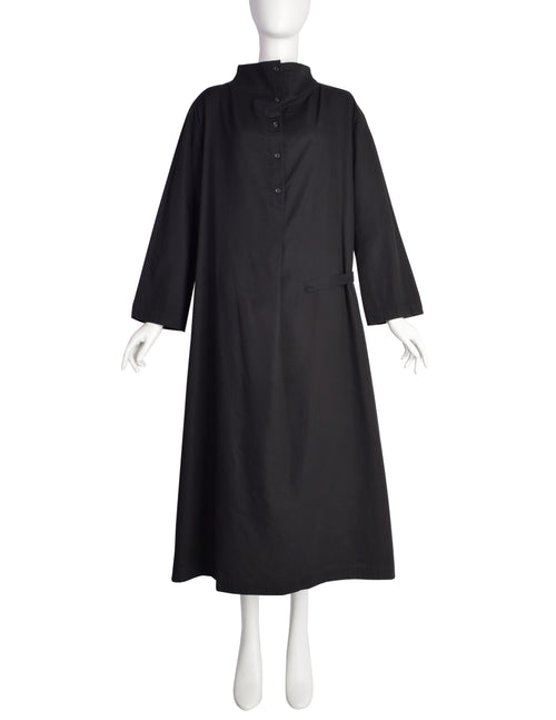 blue dress for baby girl Issey Miyake Vintage 1990s Black Cotton High Neck Tent Dress – Amarcord  Vintage Fashion