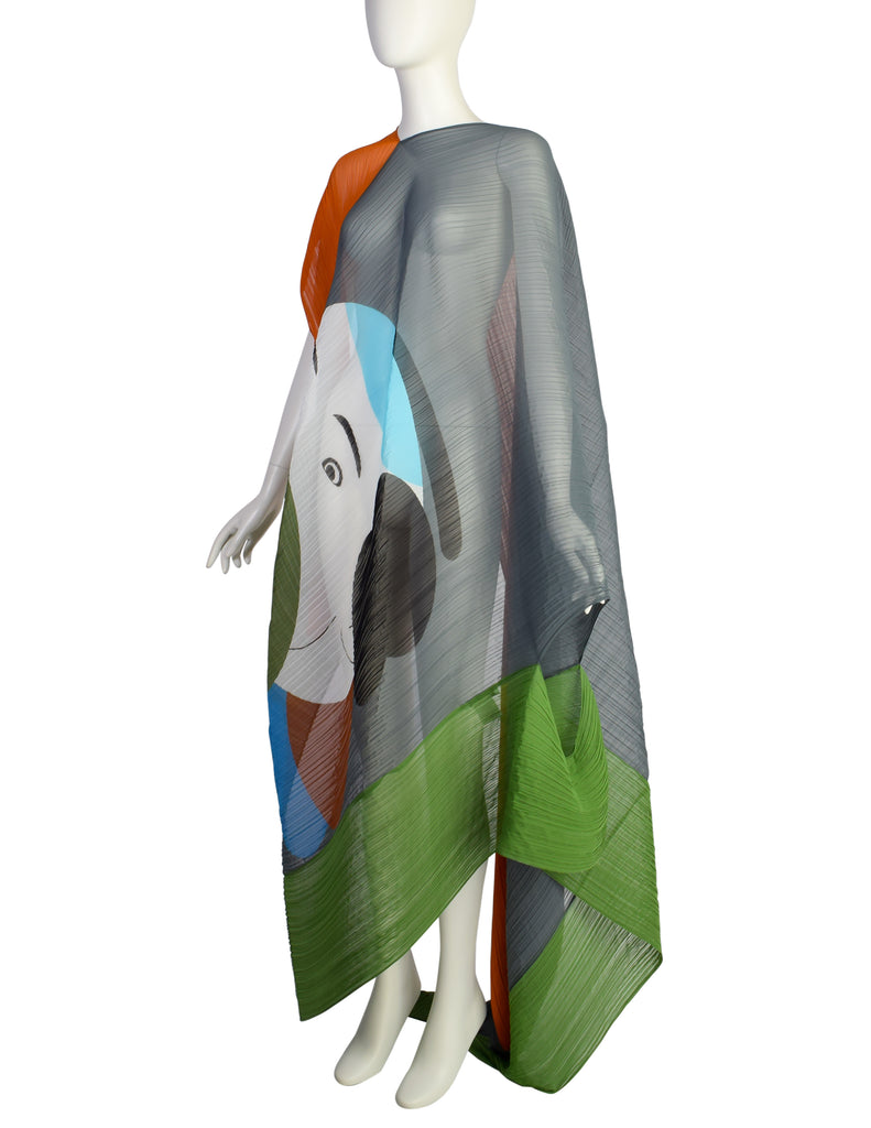 Issey Miyake x Ikko Tanaka 2016 No. 1 Sharaku Graphic Color Block Doub –  Amarcord Vintage Fashion