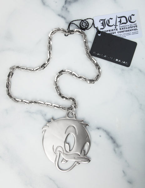 Jean Charles de Castelbajac x Disney Vintage Rare Massive Ducktales Statement Pendant Chain Necklace