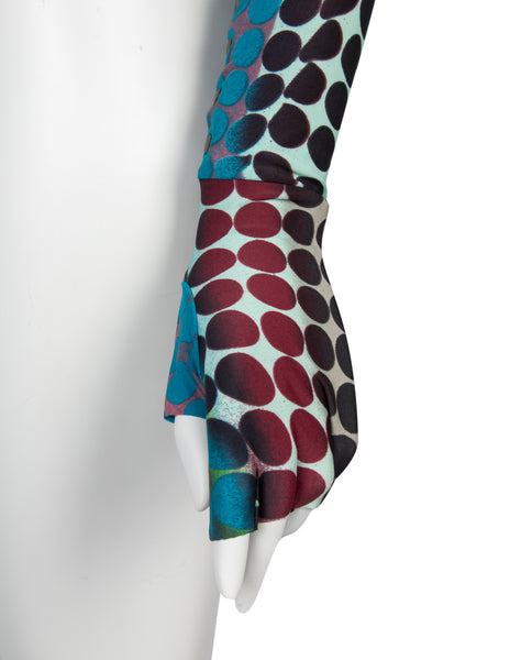 Jean Paul Gaultier Vintage AW 1995 Cyber Collection Iconic Original Cyber Dot Gloved Shrug