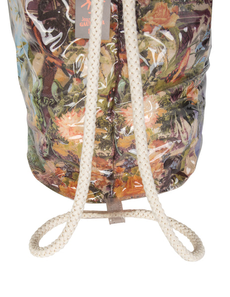 Jean Paul Gaultier Vintage SS 1999 Vinyl Encased Flamingo Mesh Backpack