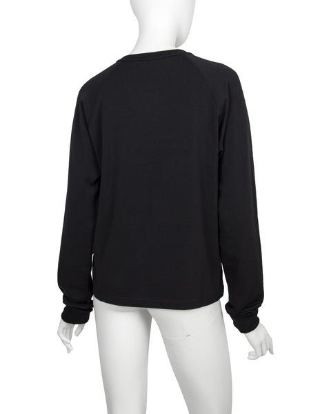 Jean Paul Gaultier Vintage AW 1992 Body Patch Black Sweatshirt