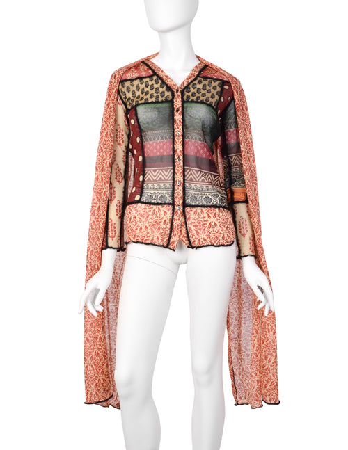 Jean Paul Gaultier Vintage AW 2000 Multicolor Patchwork Mixed