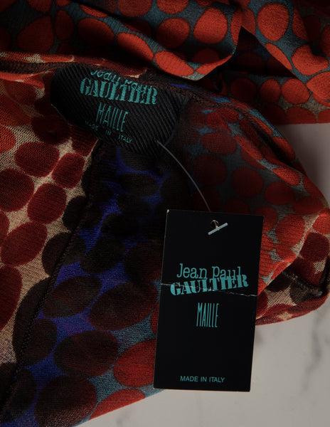 Jean Paul Gaultier Vintage AW 1995 Cyber Collection Iconic Original Cyber Dot Sheer Leggings