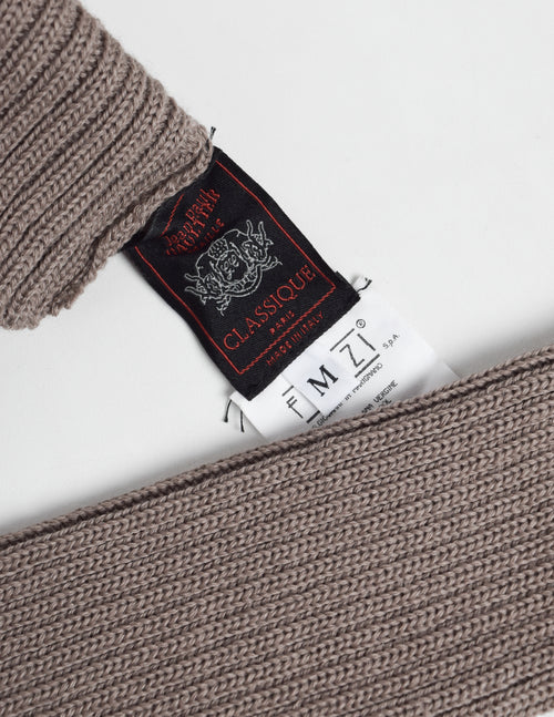 Jean Paul Gaultier Vintage AW 2000 Taupe Knit Attached