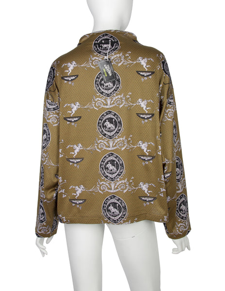 Jean Paul Gaultier Vintage 1986 Greek Print Wide Cut Top