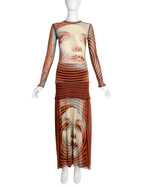 Jean Paul Gaultier Vintage AW 2001 Optic Greta Garbo Face