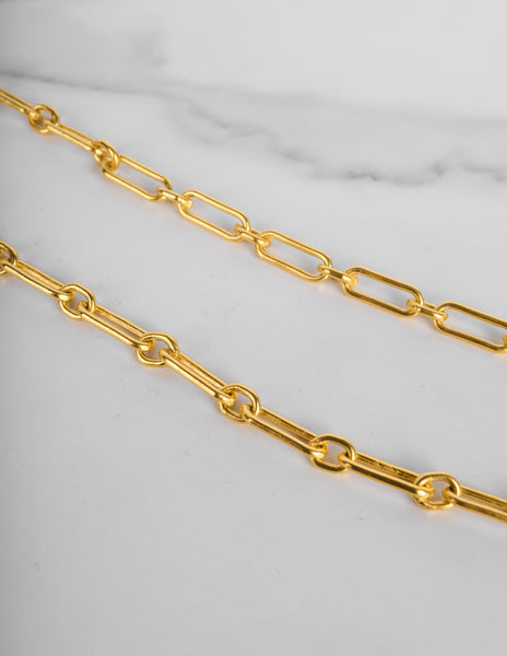 Karl Lagerfeld Vintage Golden Double Key Pendant Necklace