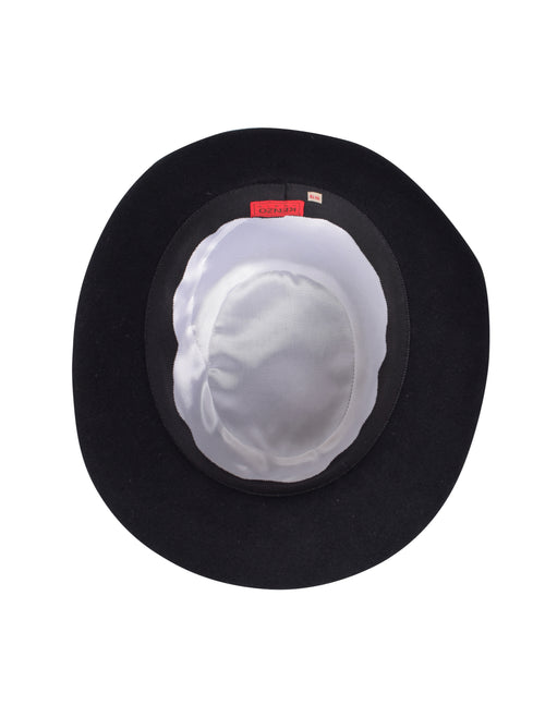 Kenzo Vintage Black Wool Derby Bowler Hat – Amarcord Vintage  display picture 2