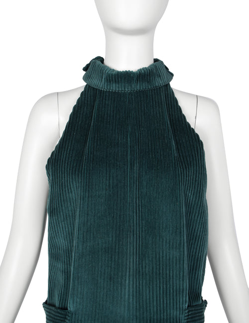 Jean Paul Gaultier pour Kashiyama Vintage Early 1980s Green