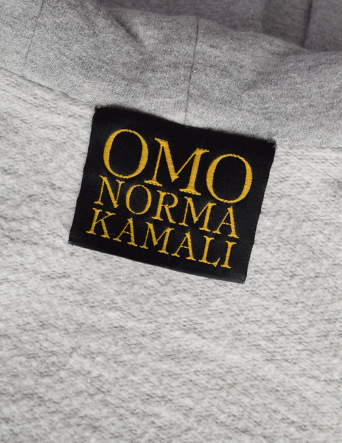 Norma Kamali OMO Vintage AW1993 Light Grey Heather Fleece