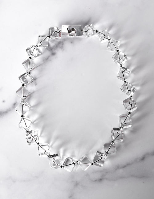 Patricia Von Musulin Vintage Clear Crystal Quartz Cube