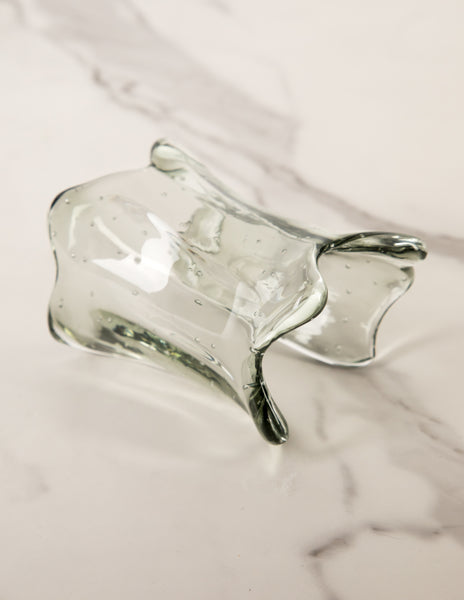 Proenza Schouler Rare Large Artisanal Glass Cuff Bracelet