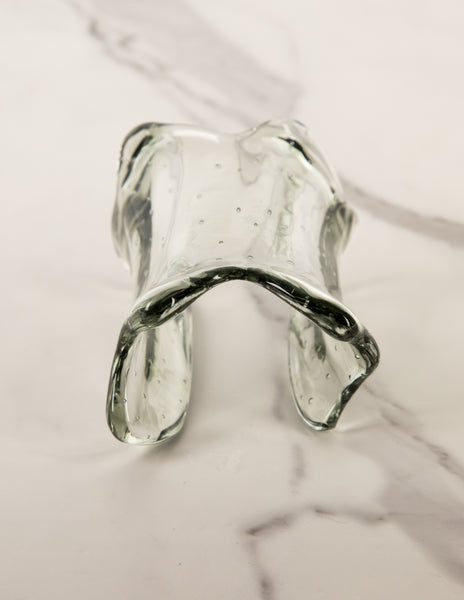 Proenza Schouler Rare Large Artisanal Glass Cuff Bracelet