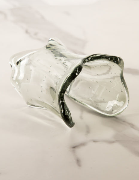 Proenza Schouler Rare Large Artisanal Glass Cuff Bracelet