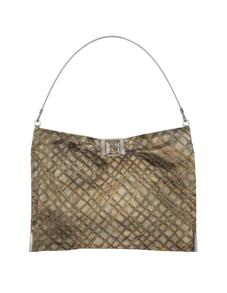 Bo's Art Vintage Hand-Torched Stainless Steel Mesh Handbag