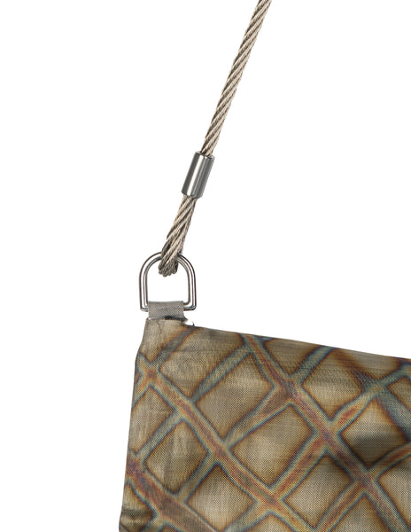 Bo's Art Vintage Hand-Torched Stainless Steel Mesh Handbag