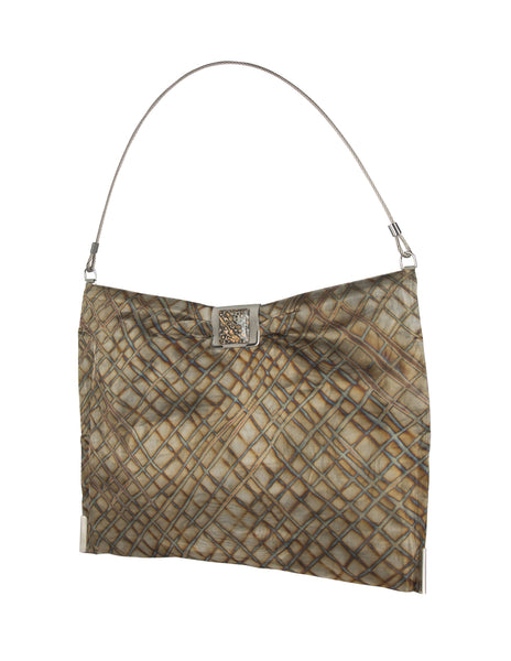 Bo's Art Vintage Hand-Torched Stainless Steel Mesh Handbag
