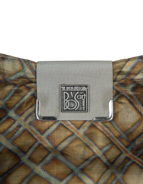 Bo's Art Vintage Hand-Torched Stainless Steel Mesh Handbag