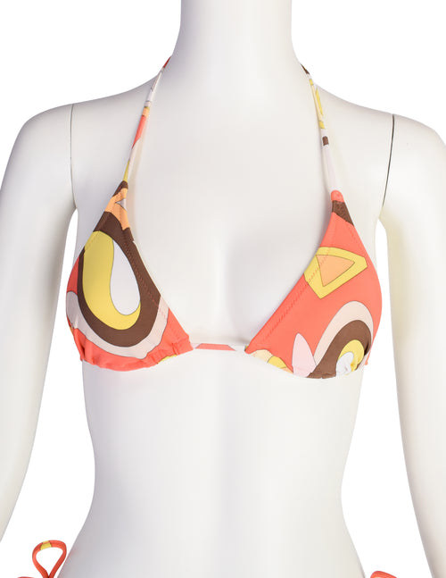 Vintage Flower Monogram Bikini Top - Women - Ready-to-Wear