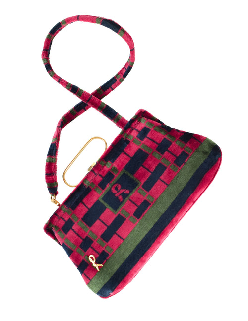 美品】ROBERTA DI CAMERINO Velvet がま口バッグ レア A collection of 