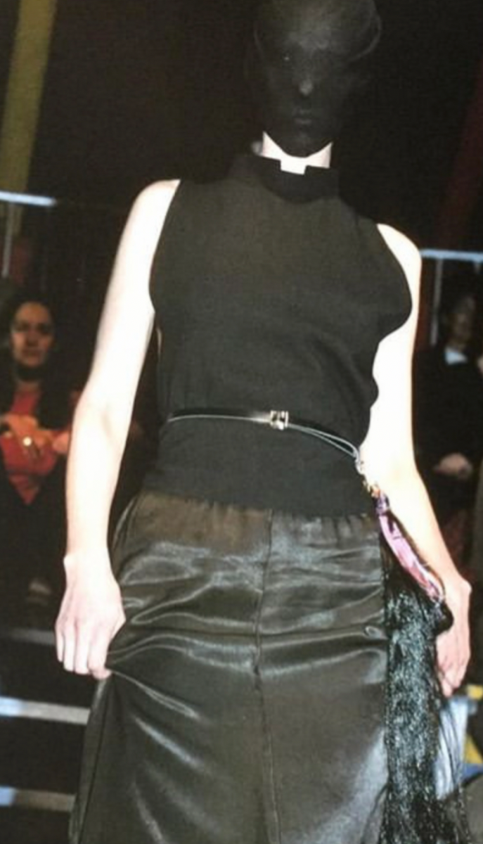 Maison Margiela Inside Out pencil skirt - Neutrals