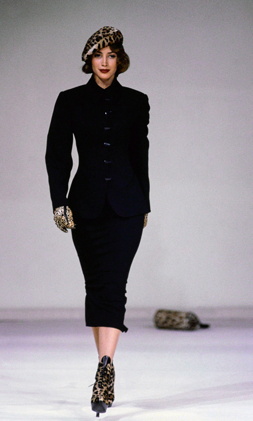 Alaia Vintage AW 1991 Black Wool Tailored Panel Blazer Alaia Vintage AW 1991 Black Wool Tailored Panel Blazer