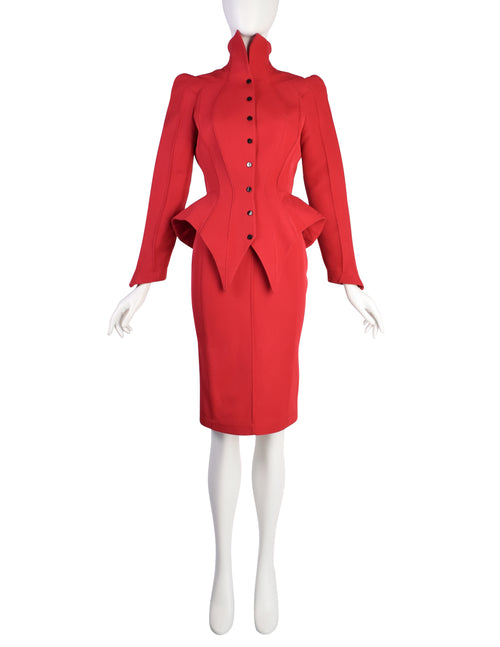 Thierry Mugler Vintage AW1988 Les Infernales Iconic Inferno Vamp