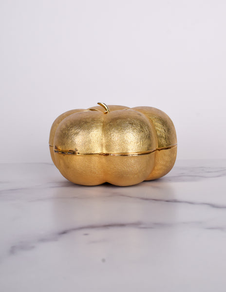 Vintage 1960s Italian Figural Golden Tomato Mini Clutch Shoulder Bag
