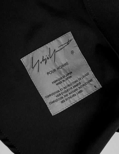 Yohji Yamamoto Pour Homme Vintage AW 2005 Black Rayon Cardigan