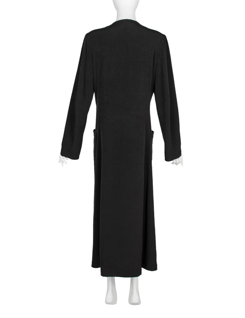 Yohji Yamamoto Pour Homme Vintage AW 2005 Black Rayon Cardigan