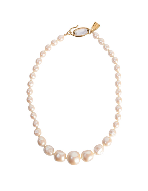 Yves Saint Laurent Vintage Cascading Baroque Pearl Necklace – Amarcord  Vintage Fashion