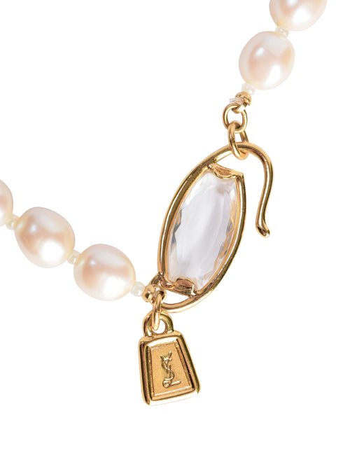 Vintage baroque clearance pearl necklace