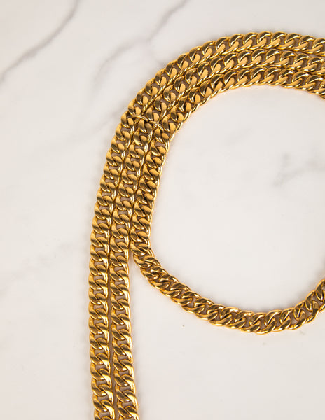 Yves Saint Laurent Vintage Phenomenal Starfish Multi Chain Necklace