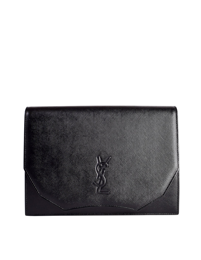 Yves Saint Laurent Vintage - Monogram Cabas Leather Satchel - Blue -  Leather Handbag - Luxury High Quality - Avvenice