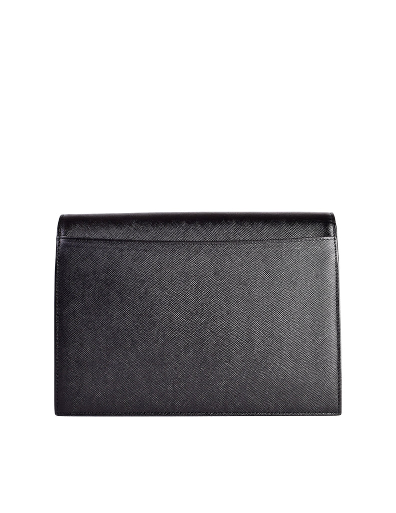 Yves Saint Laurent Vintage - Monogram Bill Pouch - Black - Leather Handbag  - Luxury High Quality - Avvenice