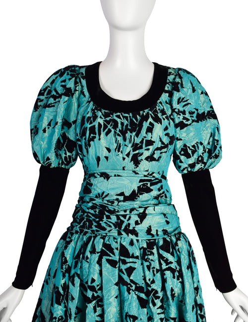 Yves Saint Laurent Vintage Haute Couture AW 1984 Black and