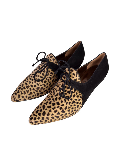 Yves Saint Laurent Vintage 1990s Animal Print Pony Hair and  display picture 1