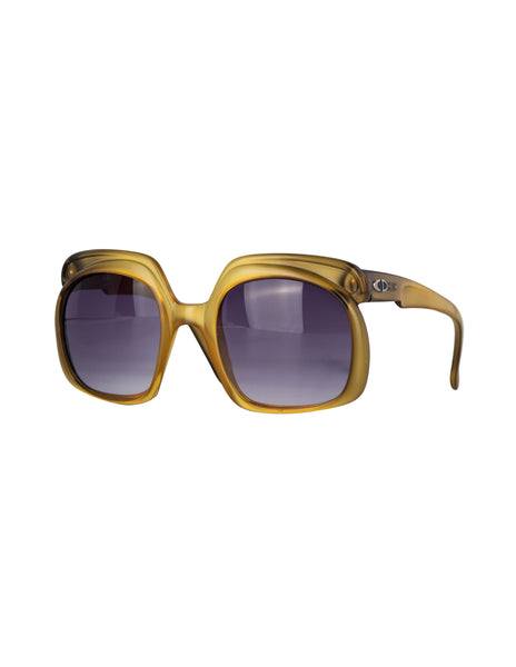 Christian Dior Vintage Matte Amber Model 2009 Sunglasses
