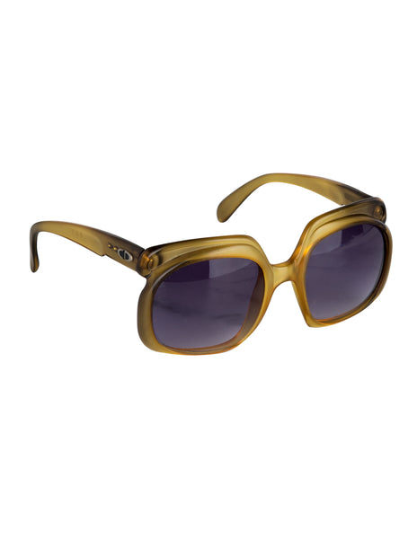 Christian Dior Vintage Matte Amber Model 2009 Sunglasses