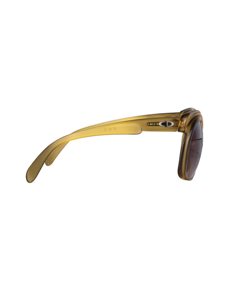 Christian Dior Vintage Matte Amber Model 2009 Sunglasses