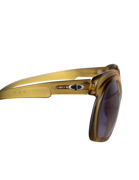 Christian Dior Vintage Matte Amber Model 2009 Sunglasses