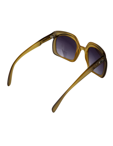 Christian Dior Vintage Matte Amber Model 2009 Sunglasses